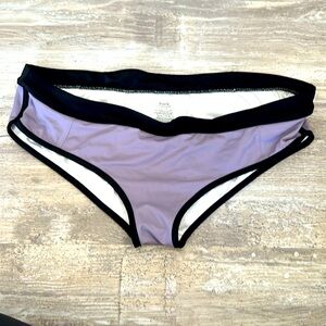 Pink large retro boyshort swim bottom large